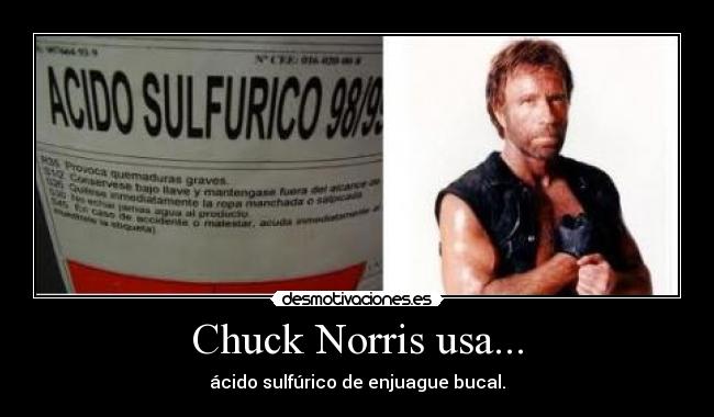 Chuck Norris usa... -