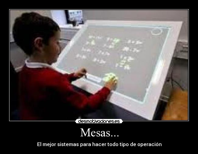 Mesas... - El mejor sistemas para hacer todo tipo de operación