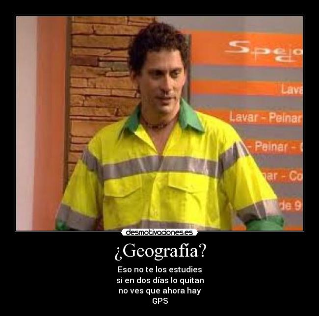 ¿Geografía? -
