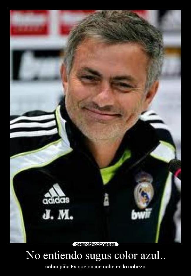 No entiendo sugus color azul.. - sabor piña.Es que no me cabe en la cabeza.