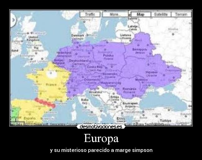 Europa - y su misterioso parecido a marge simpson