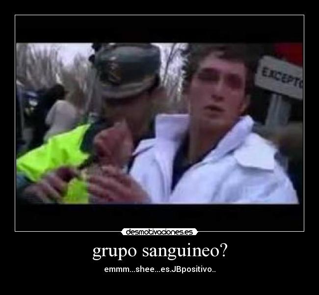 carteles grupo sanguineo desmotivaciones