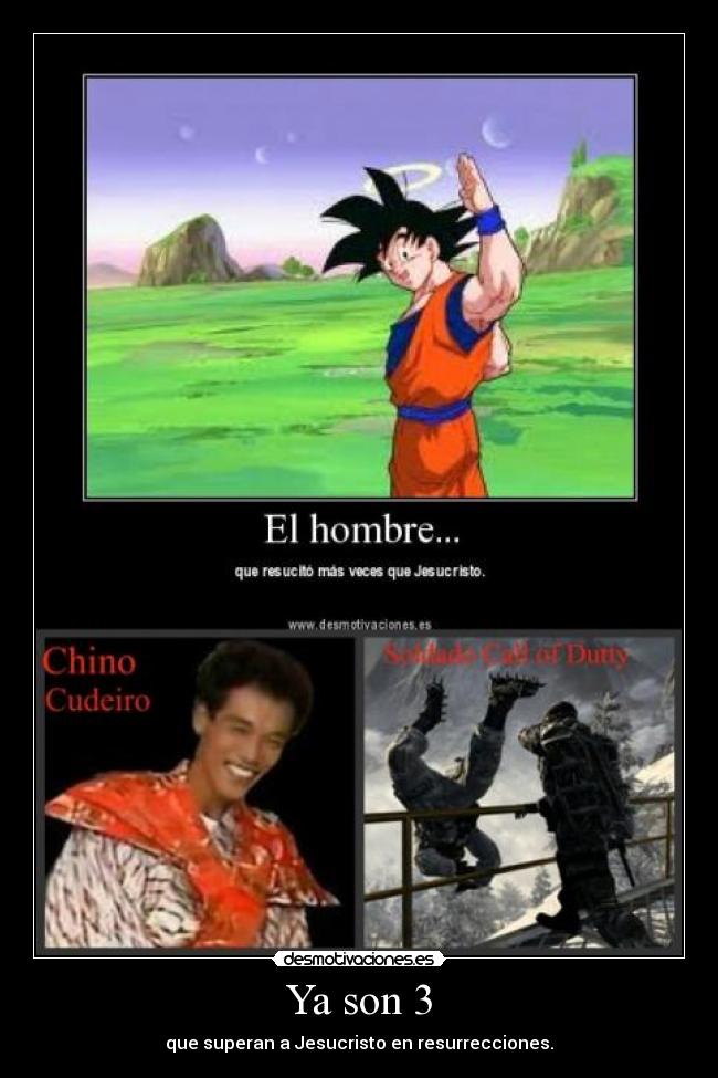 Ya son 3 - que superan a Jesucristo en resurrecciones.