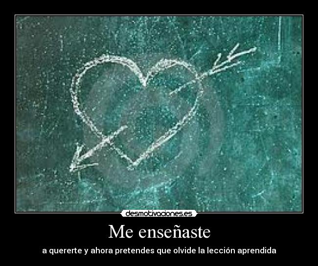 Me enseñaste - 