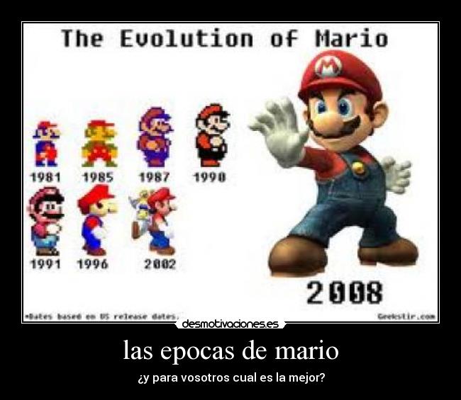 las epocas de mario -
