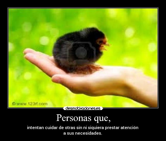 Personas que, - 