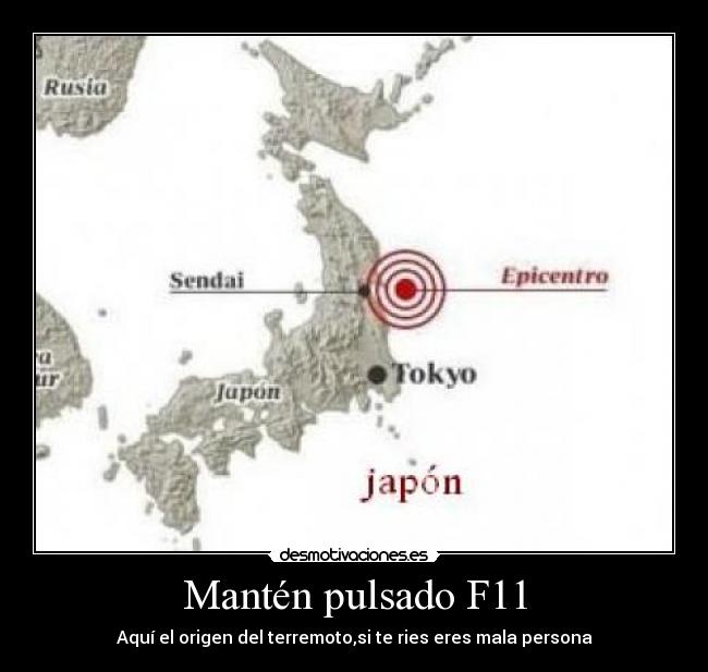 Mantén pulsado F11 - 