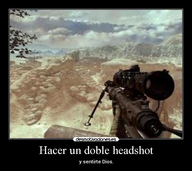 carteles mw2 intervencion headshot doble kill desmotivaciones