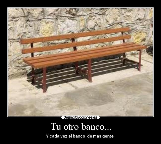 carteles banco desmotivaciones