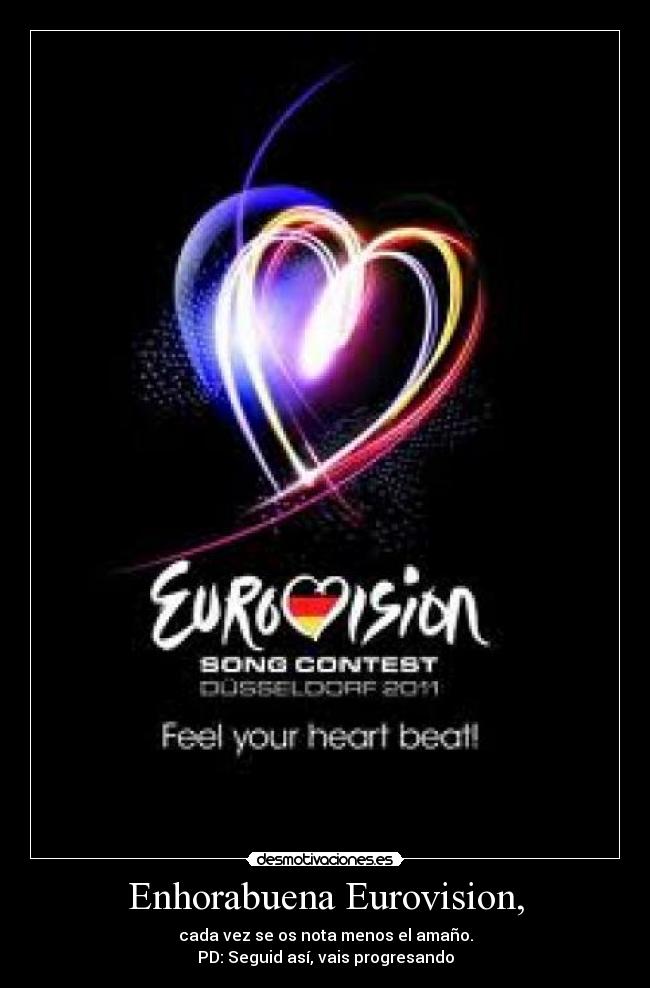 Enhorabuena Eurovision, -