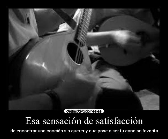 Esa sensación de satisfacción - 