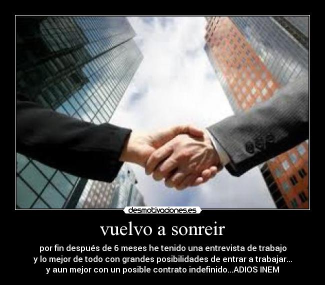 vuelvo a sonreir -
