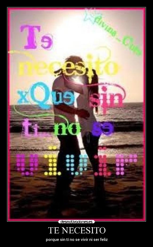 TE NECESITO - 