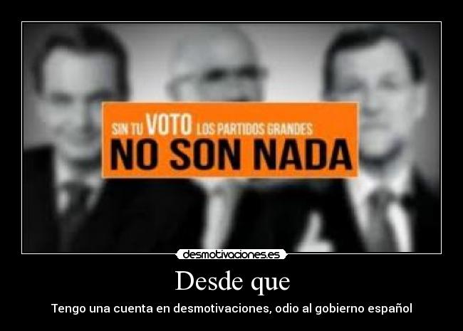 carteles espanol espana esparta odio nolesvotes desmotivaciones