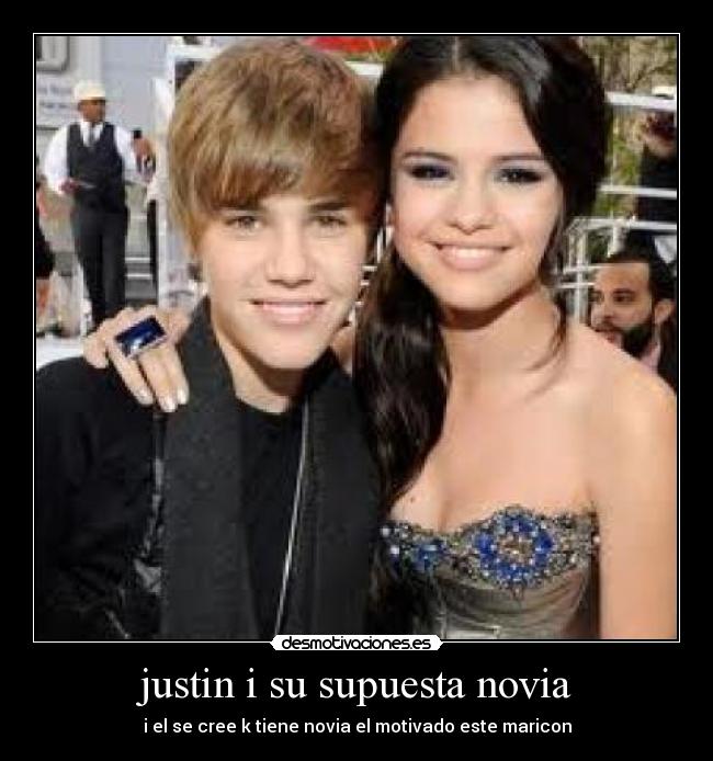 justin i su supuesta novia - 