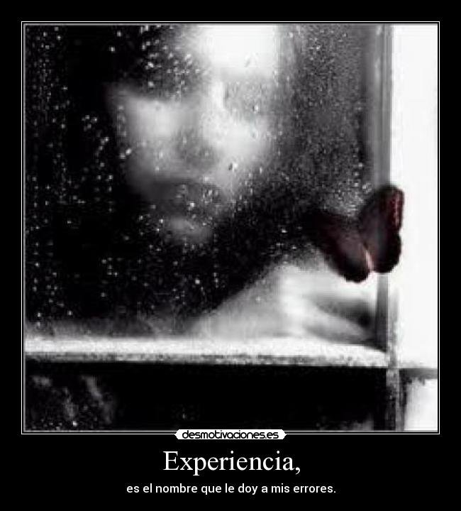 Experiencia, - 