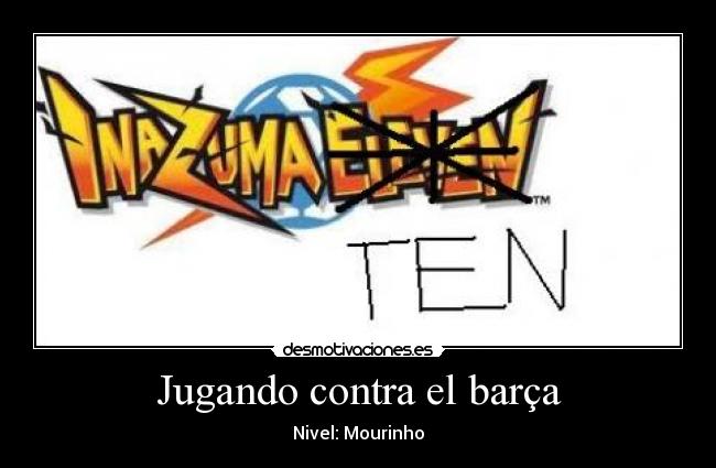 Jugando contra el barça - 