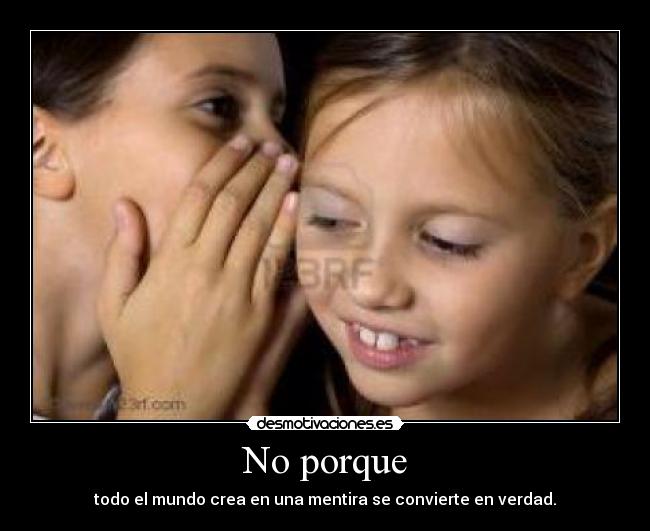 No porque - 