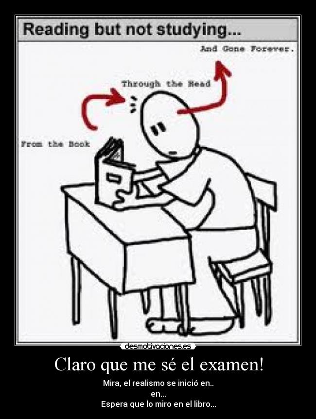 Claro que me sé el examen! -