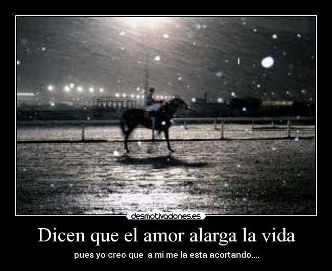 Dicen que el amor alarga la vida - 