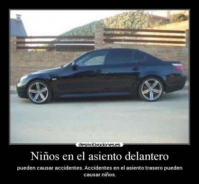 Niños en el asiento delantero - 