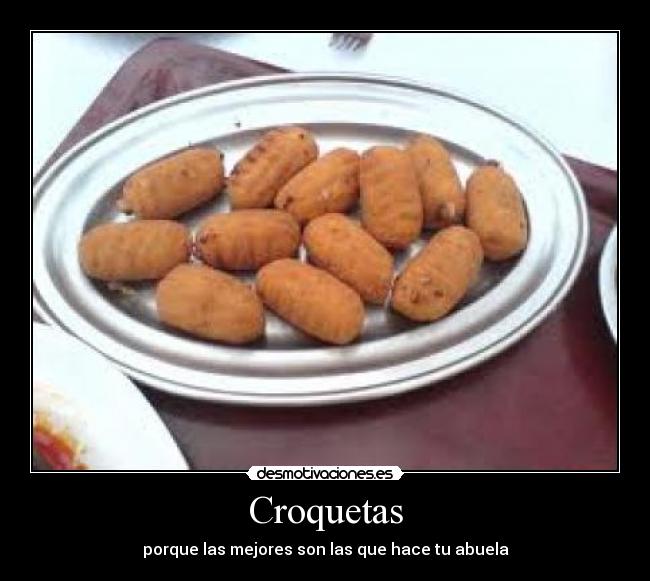 carteles croquetas abuela desmotivaciones