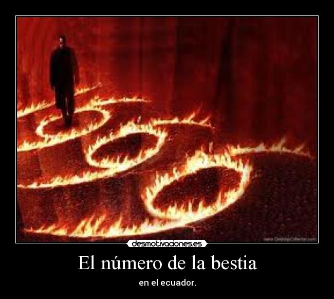 El número de la bestia - en el ecuador.