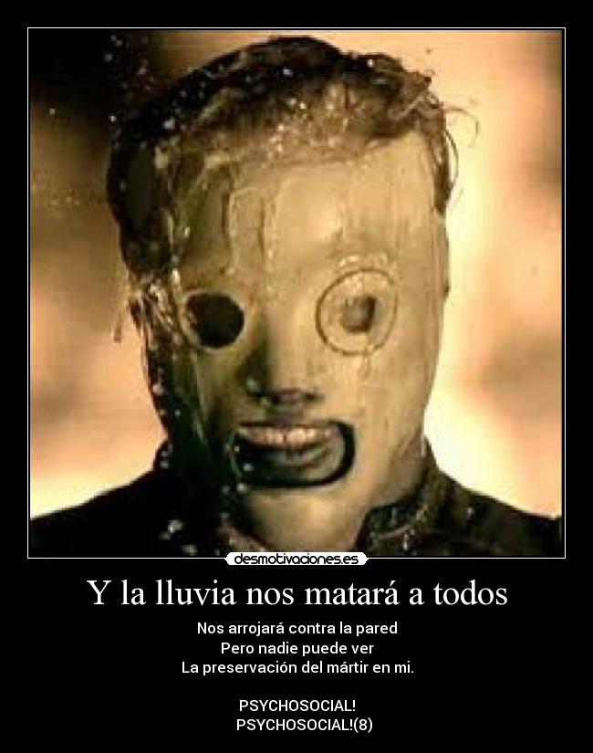 Y la lluvia nos matará a todos -