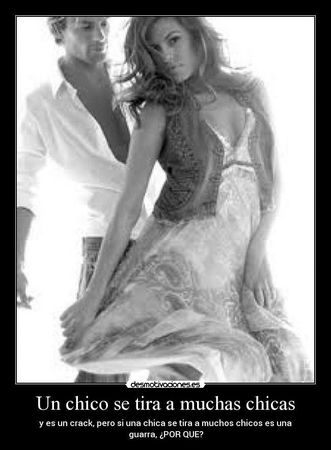 Un chico se tira a muchas chicas -