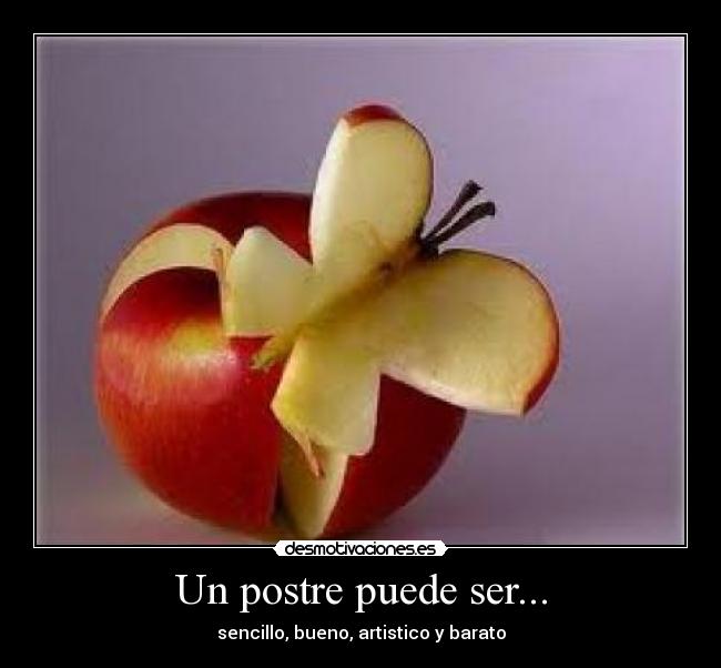 Un postre puede ser... -