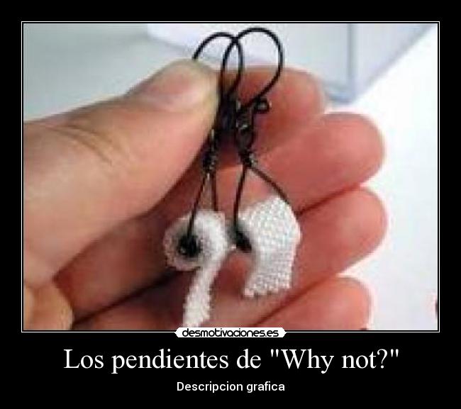 Los pendientes de Why not? - Descripcion grafica