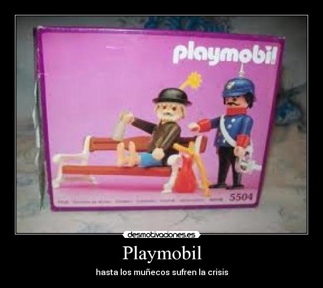Playmobil - hasta los muñecos sufren la crisis