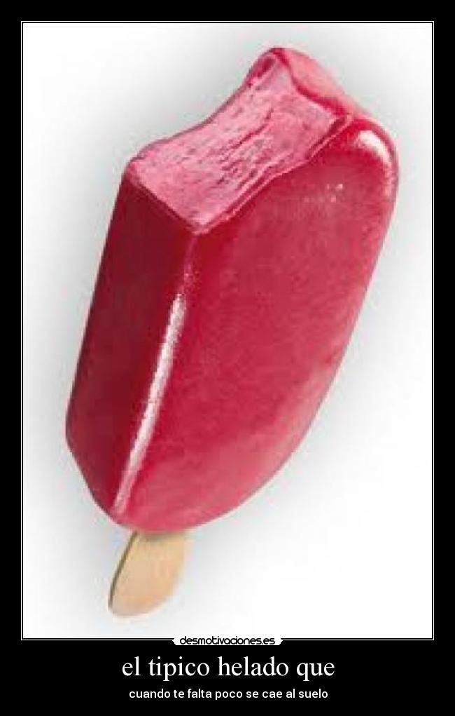 el tipico helado que - 