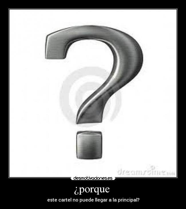 ¿porque  - 