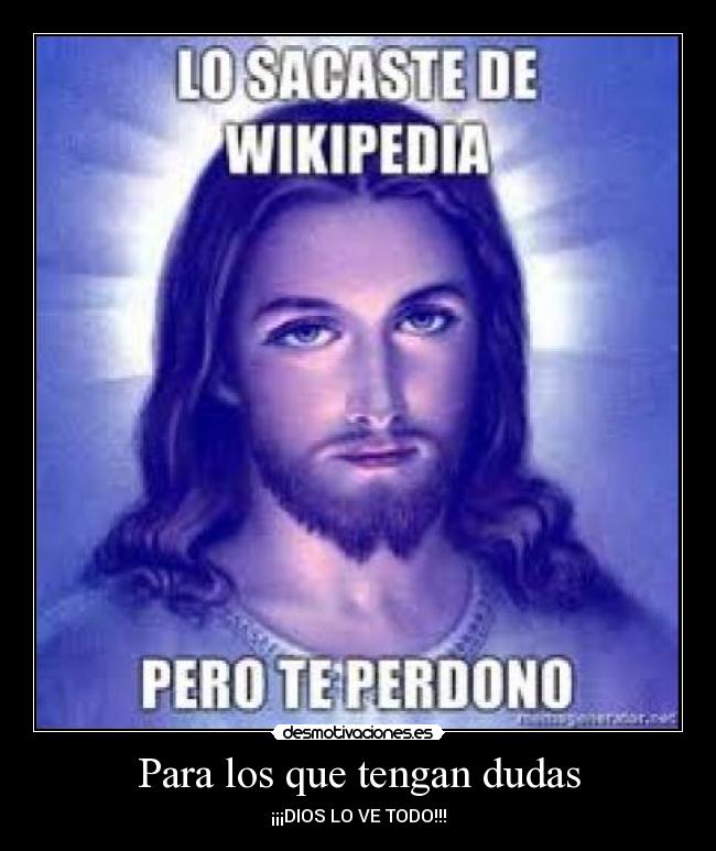 Para los que tengan dudas -