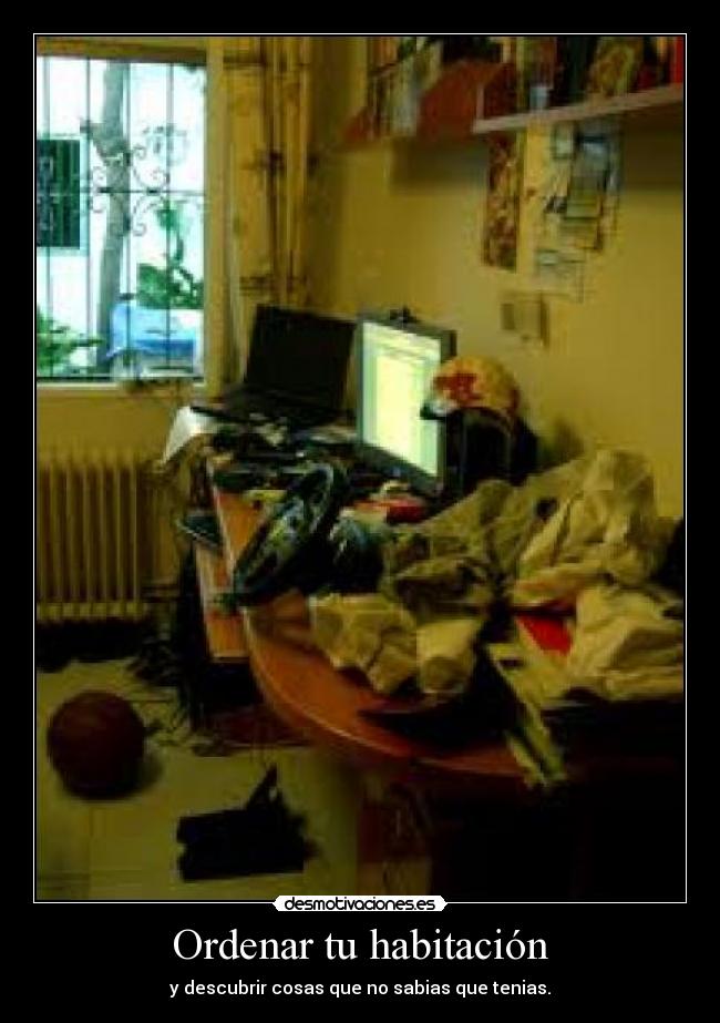 Ordenar tu habitación -