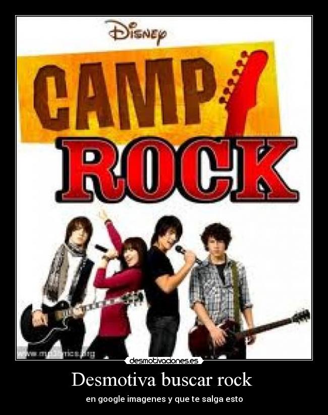 Desmotiva buscar rock -