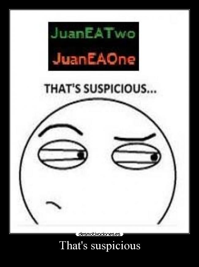 Thats suspicious -