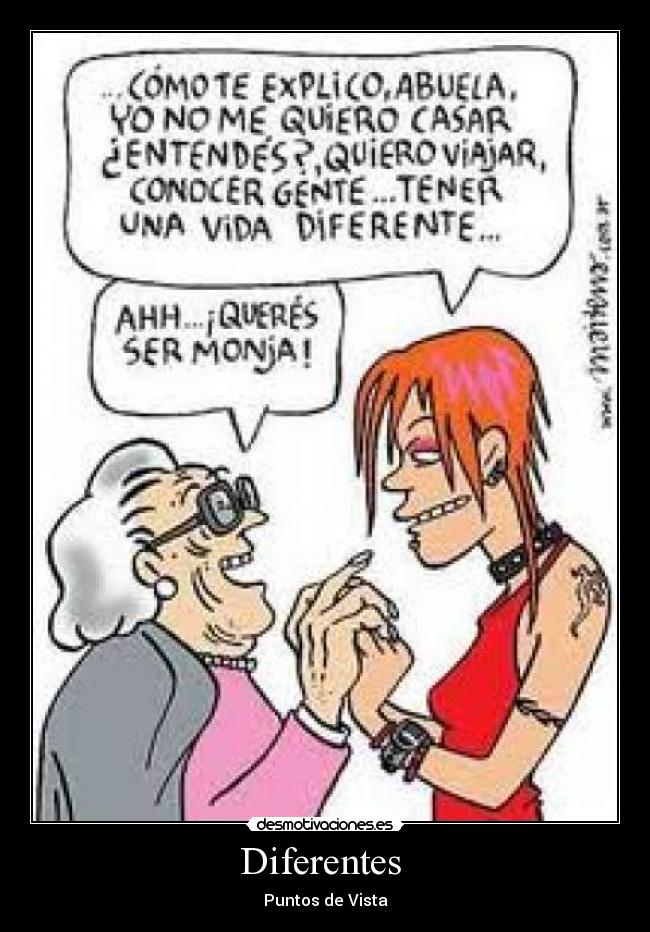 Diferentes - Puntos de Vista