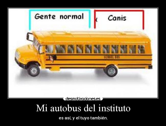 Mi autobus del instituto - 