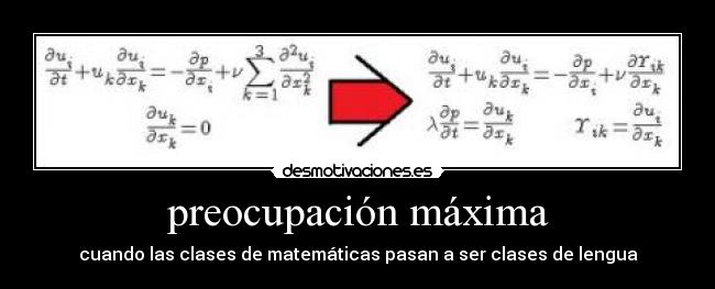 preocupación máxima - 