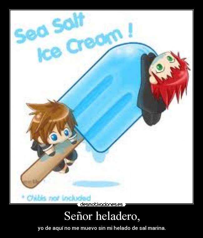Señor heladero, - 