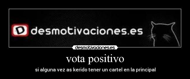vota positivo -