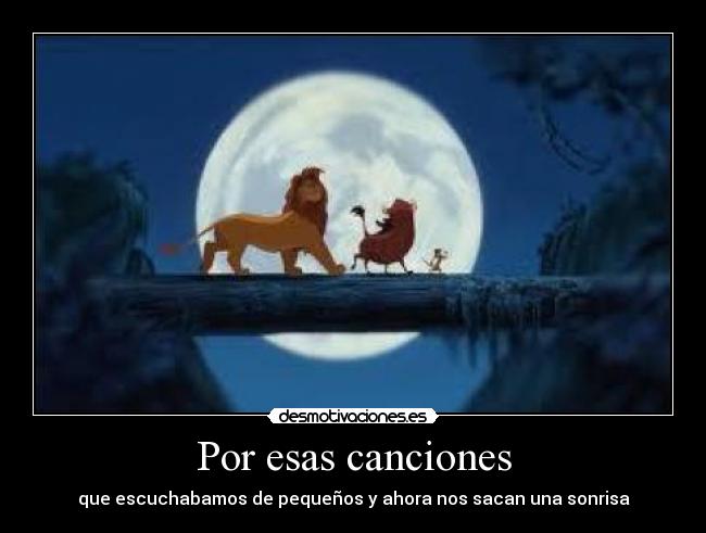 Por esas canciones -