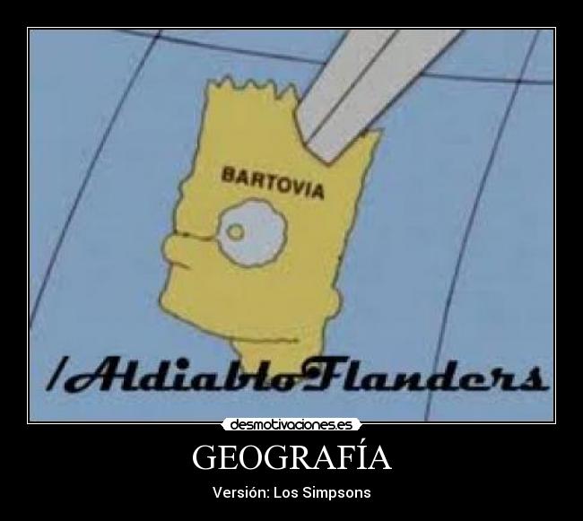 GEOGRAFÍA - Versión: Los Simpsons