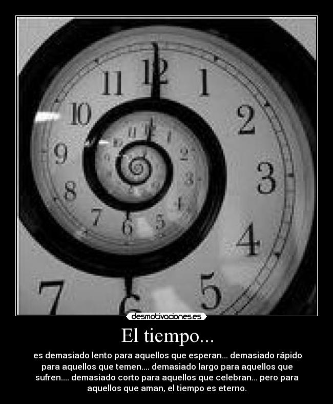El tiempo... - 