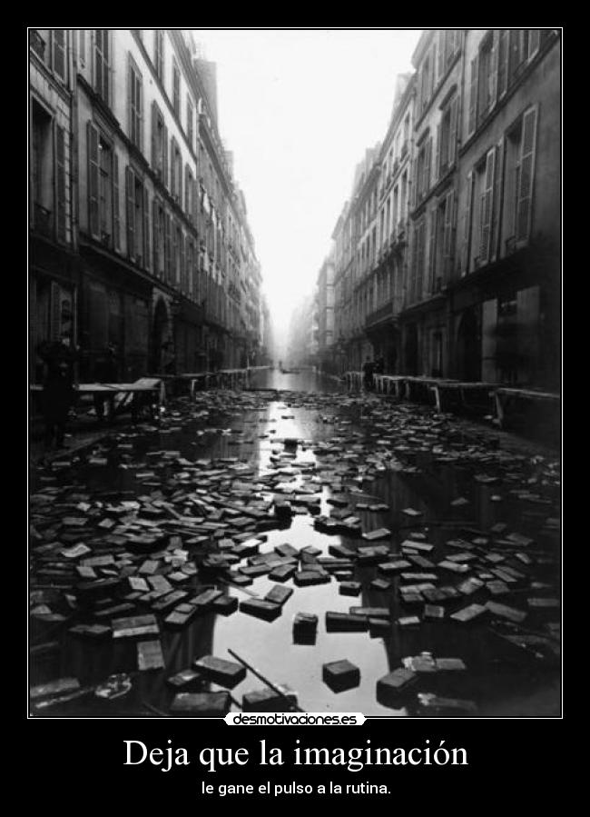 Deja que la imaginación -