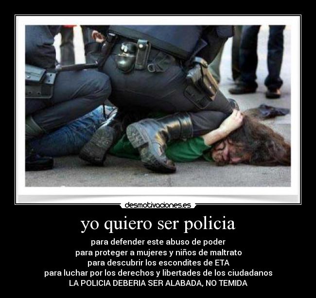 yo quiero ser policia -