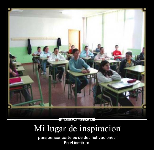 Mi lugar de inspiracion -