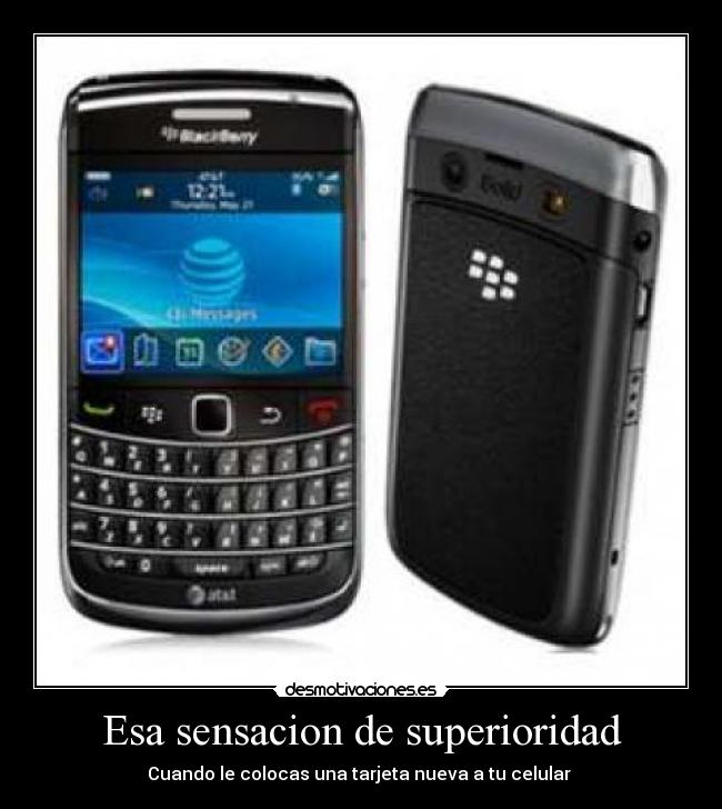 Esa sensacion de superioridad -